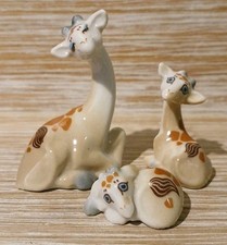 Vintage Wade GIRAFFE Happy Family Set Of 3 (B.1)