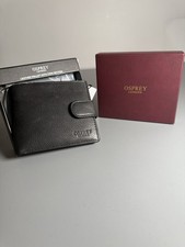 Osprey London Black Leather