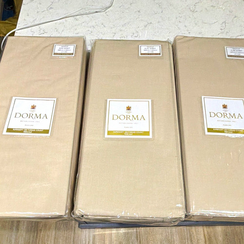 Dorma mink solid flat sheet - mink,