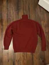 Jamieson’s of Shetland Wool Jumper - Red - XL (Fits Like A Large) VGC