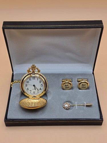Gold tone quartz pocket - gold,