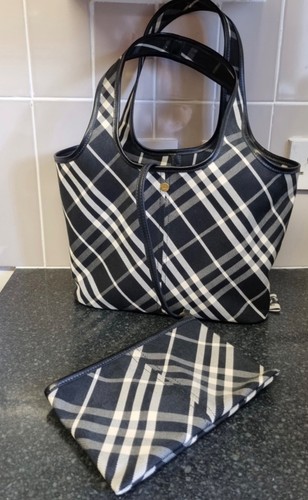 Burberry small check - burberry, tote
