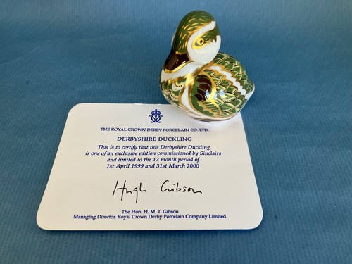 Royal crown derby paperweight - crown,