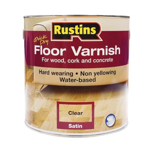 Quick dry floor varnish - floor, satin