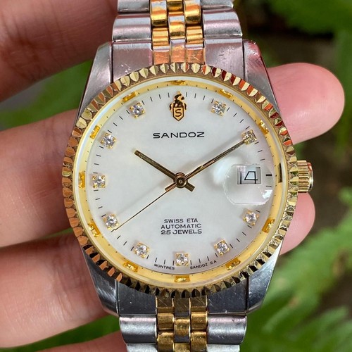 Rare sandoz mop dial automatic - rare,