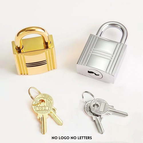 Gold handbag padlock handmade - handbag,