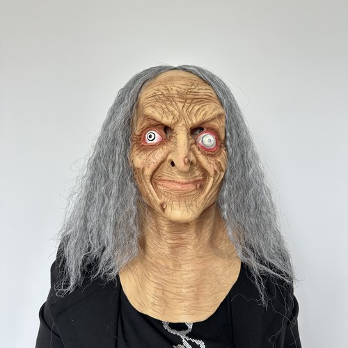 Horror witch old women mask - ,