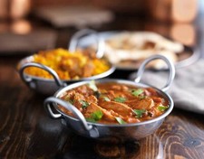 Small Balti Dish Stainless