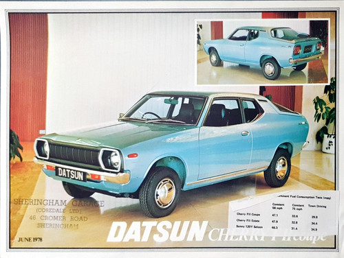 Datsun cherry coupe - datsun,