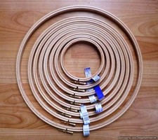 Elbesee Wooden Embroidery Cross Stitch Rings Hoops Frames Made in UK  4" to 12" 