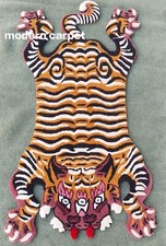 Tibetan tiger rugs 2x3 - tibetan,