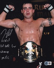Jens Pulver Signed 8x10 Photo