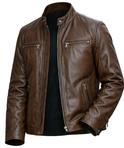 Men premium brown - brown, genuine