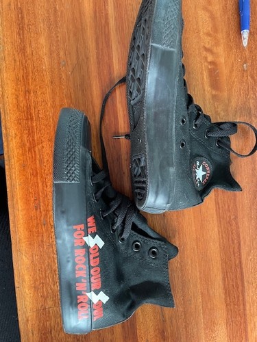 Black sabbath converse tops - black, hi-tops
