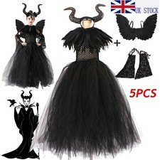 5Pcs Kids Maleficent Cosplay