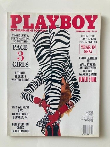 Playboy magazine february 1988 - february,
