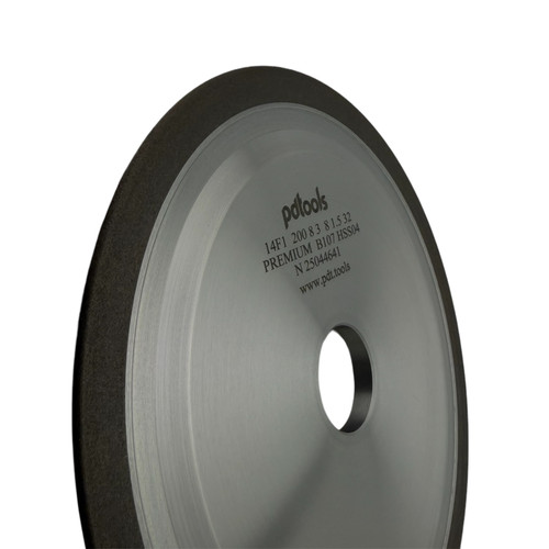 Cbn grinding wheel 14f1 - 8",