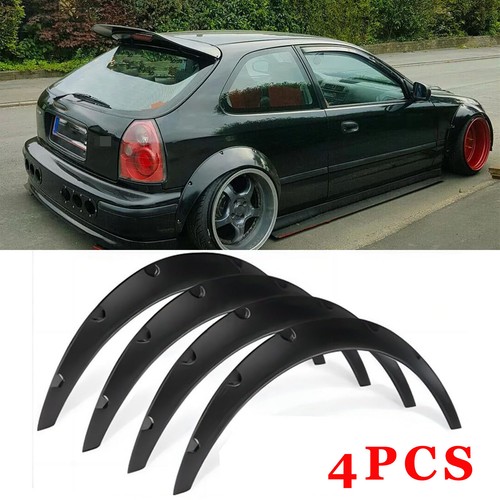 Black fender flares extra - 4.5",
