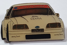 Classic Ford Race Car Metal Enamel Pin badge 33x23mm. Dekra. Goodyear