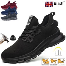 Mens Safety Shoes Steel Toe Cap Trainers Hiking Womens Work Boots Sports NEWS