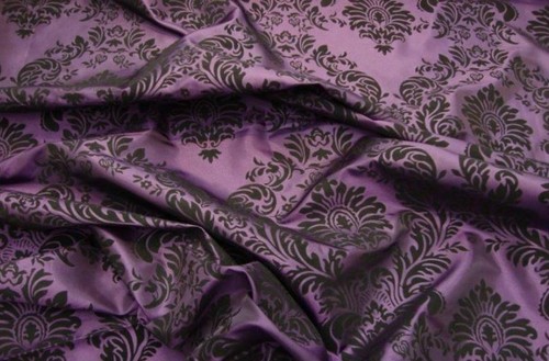 Taffeta damask velvet - velvet, flocked