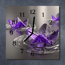 Tulup Glass Wall Clock Kitchen