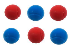E-Deals 70mm Soft Foam/Sponge Balls - Pack of 3 Blue + 3 Red