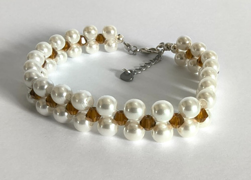 Ivory pearl crystal - pearl,