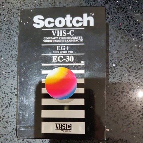 Scotch vhs 30 - ec-30, sealed