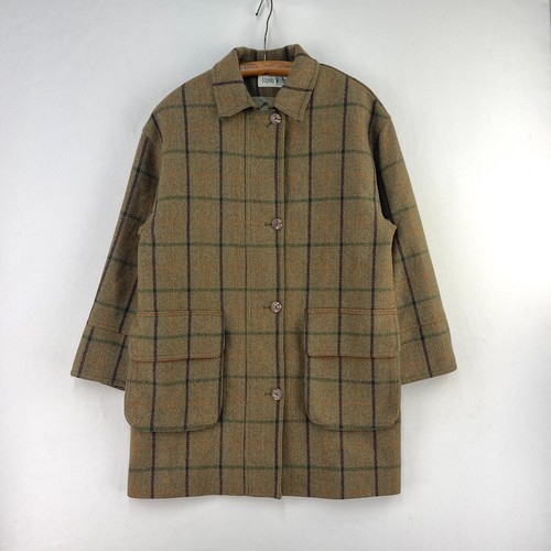 Henry white tweed coat - white, womens