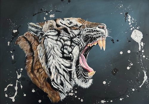Original tiger painting - original,
