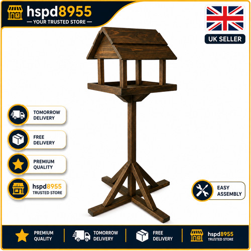 Deluxe dark wooden bird - wooden,