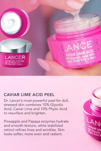 Lancer caviar lime - acid, peel