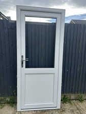White Upvc Door