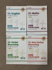 CGP 11+  GL Exam Stretch Practice Book With Assessment Tests Age 10-11 4 Books