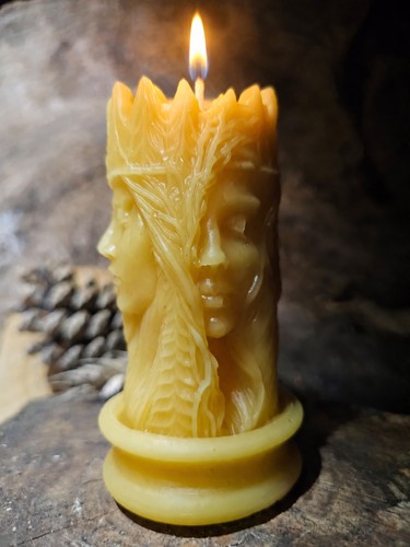 Three norns fate candle - three, of