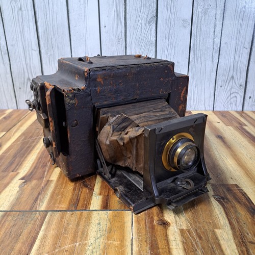 Vtg graflex camera with - 3a,