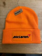 Mclaren F1 style Beanie Hat, Orange BNWT