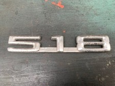 Automobilia, car badge, BMW518, classic car, barn find