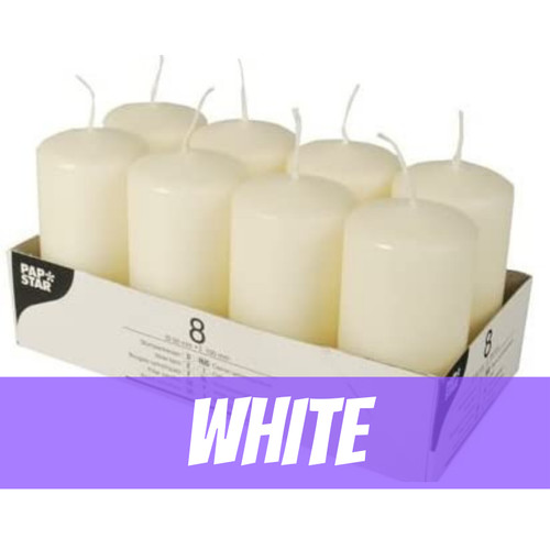 Pillar candles 50mm - pillar,