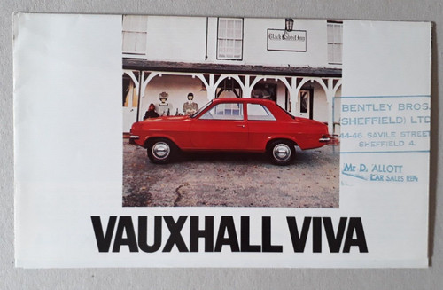 Vauxhall viva brochure 1971 - brochure, c.1971