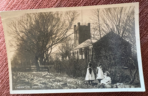 Antique postcard thornton - antique,