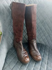 Women's Brown Leather&suede