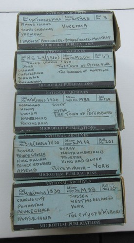 Microfilm rolls federal - microfilm,