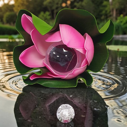 Solar lotus flower floating - solar,