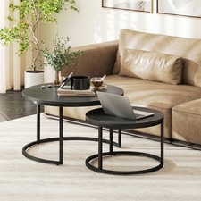 2 Pcs Stacking Coffee Table
