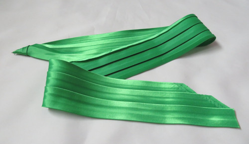 Emerald green satin wrap - green,