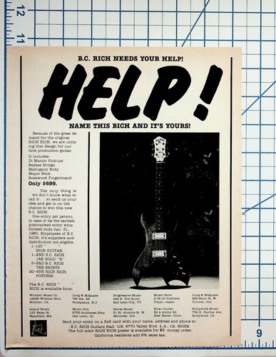 1979 rich bich - bich, guitar