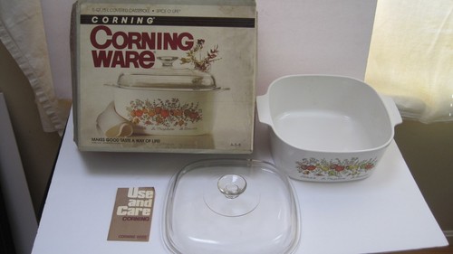 Vintage corning ware spice - ware, “spice
