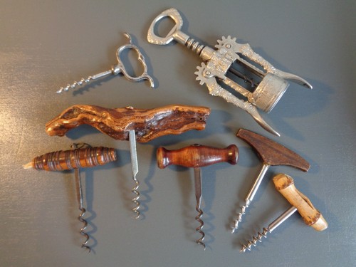 Antique vintage corkscrews - corkscrews,